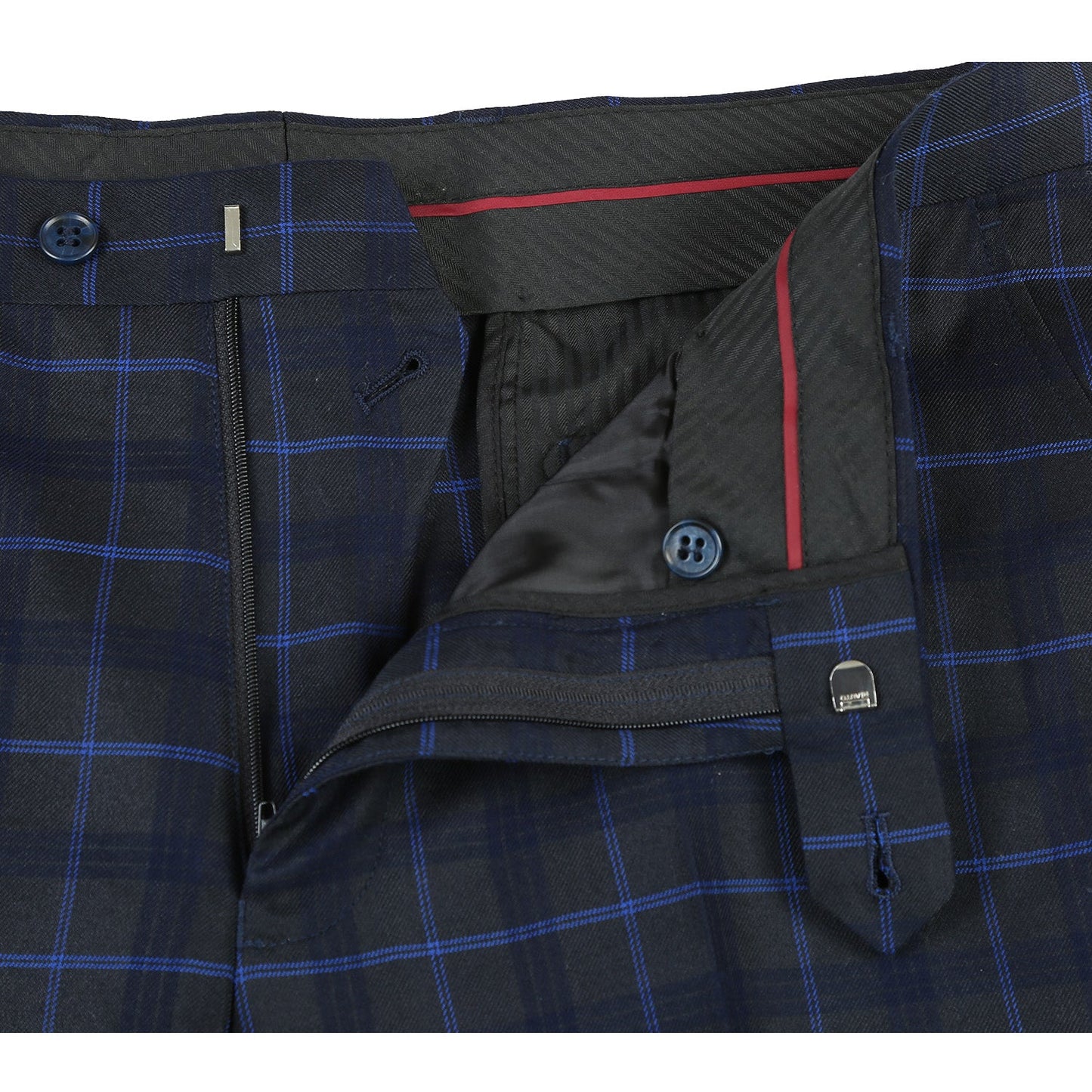 Renori 293-27 Men's Classic Fit Checked Suits