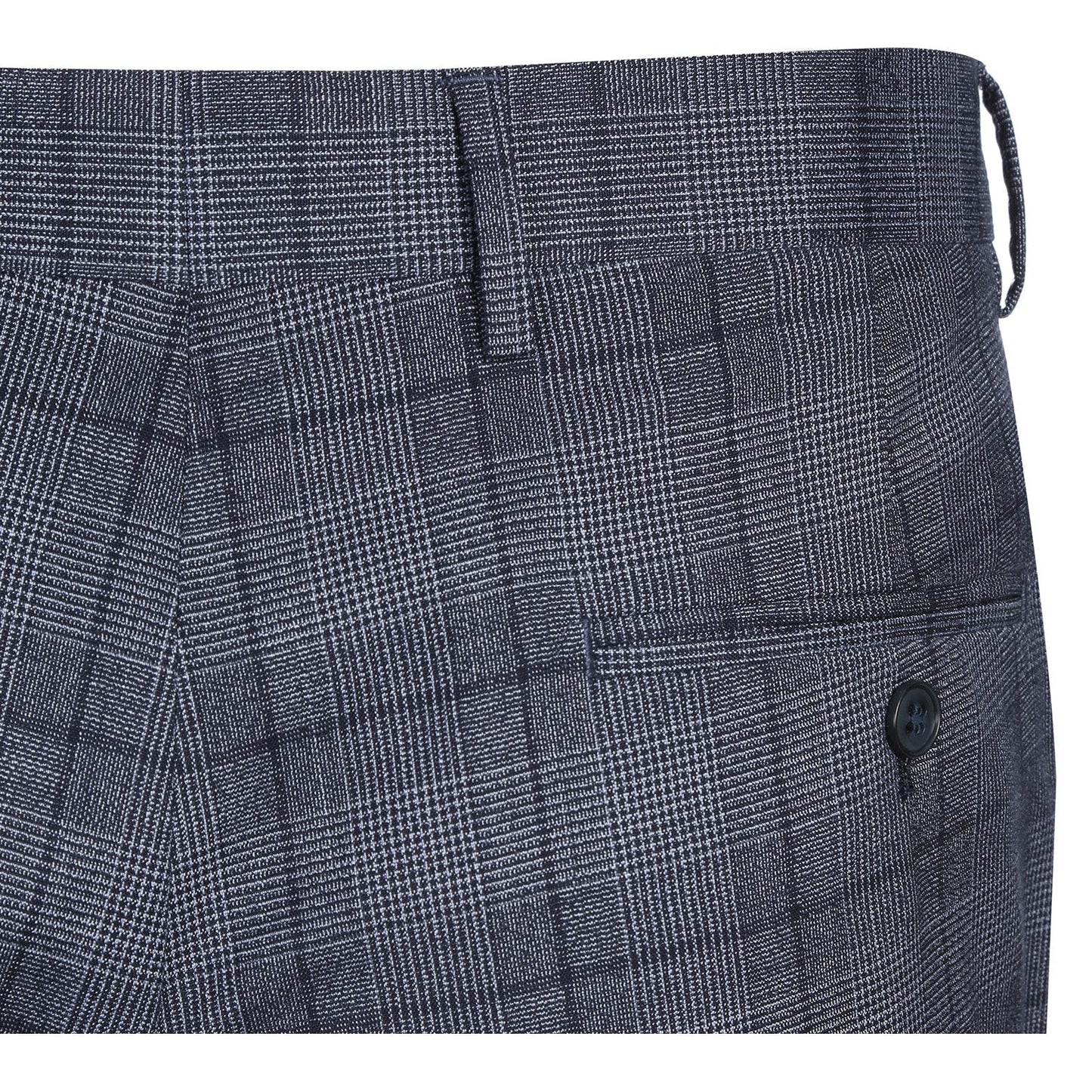 Renoir 293-30 Men's Classic Fit Checked Suits