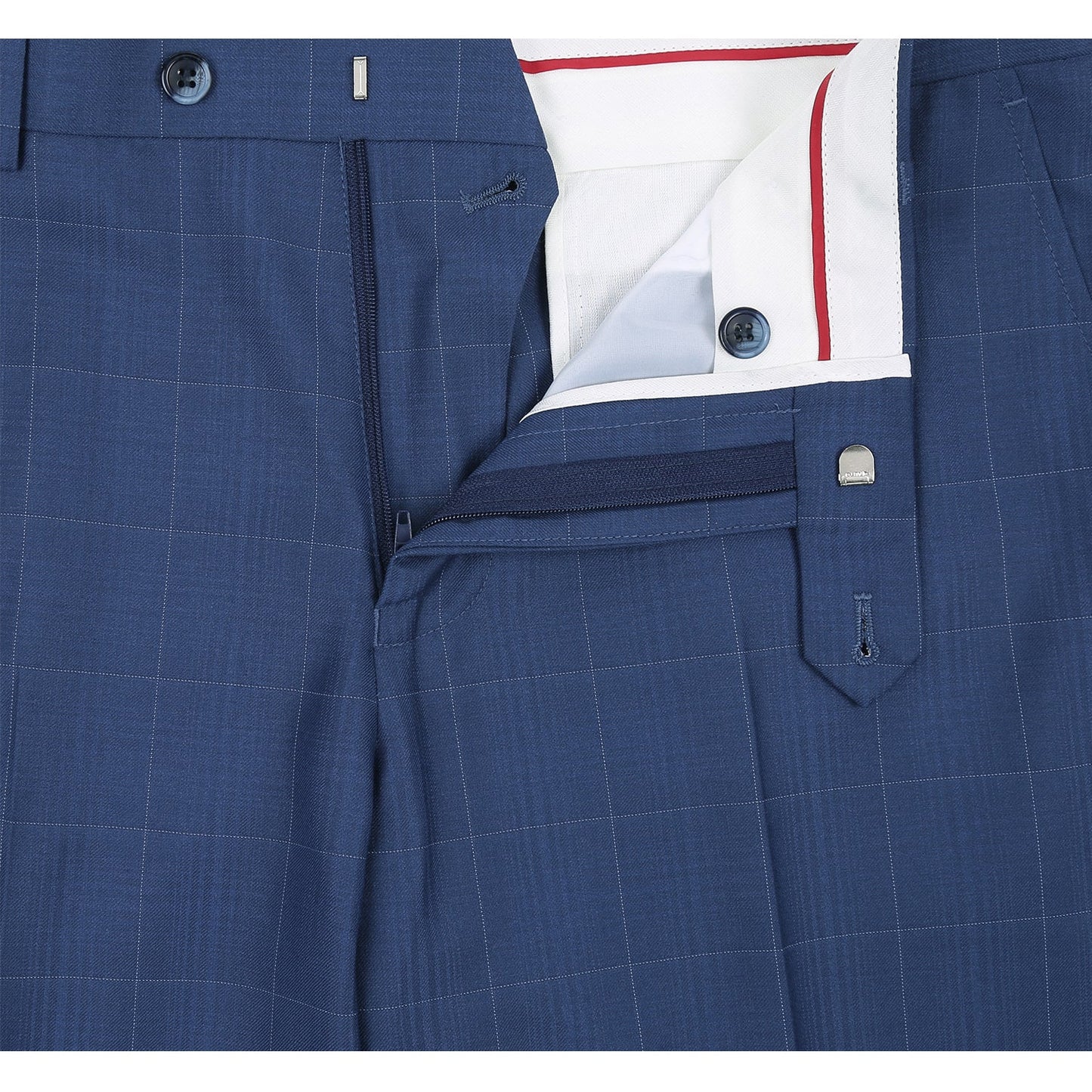 Renoir 291-20 Men's Slim Fit 2-Piece Single Breasted Check Dress Suit