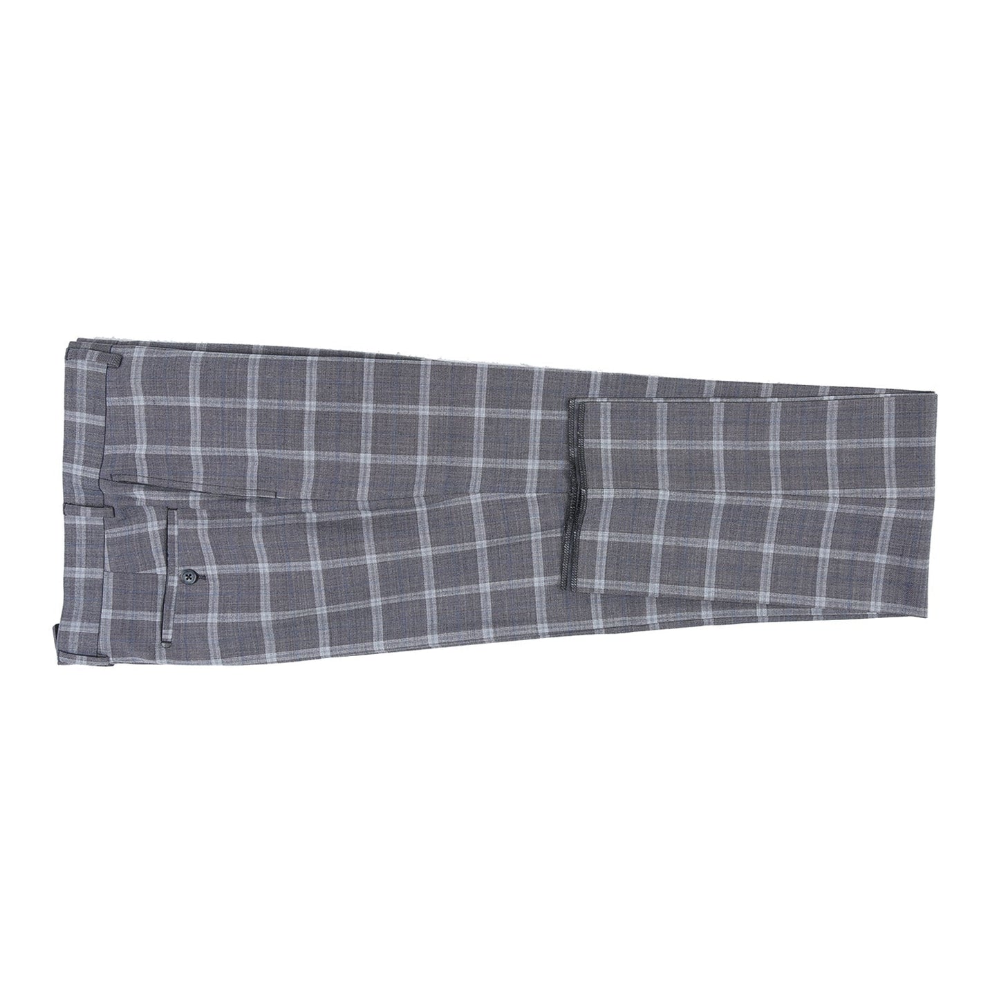English Laundry EL72-60-092 Gray Plaid Notch Wool Suit