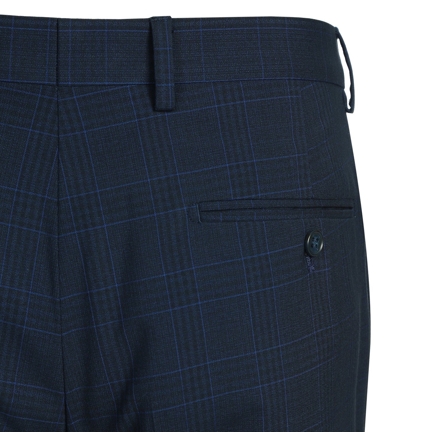 Renoir 293-26 Men's Classic Fit Checked Suits