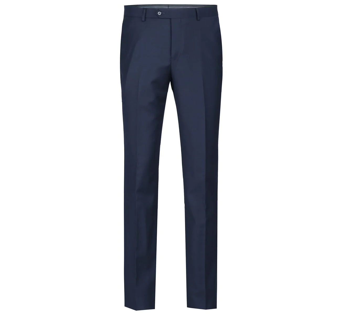 Renoir Blue Flat Front 100% Wool Suit Pant 508-19