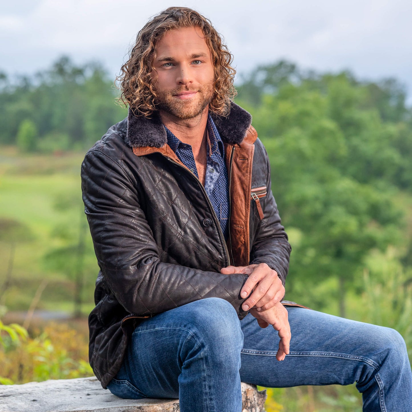 Madison Creek Rainier Waxed Suede Leather Jacket