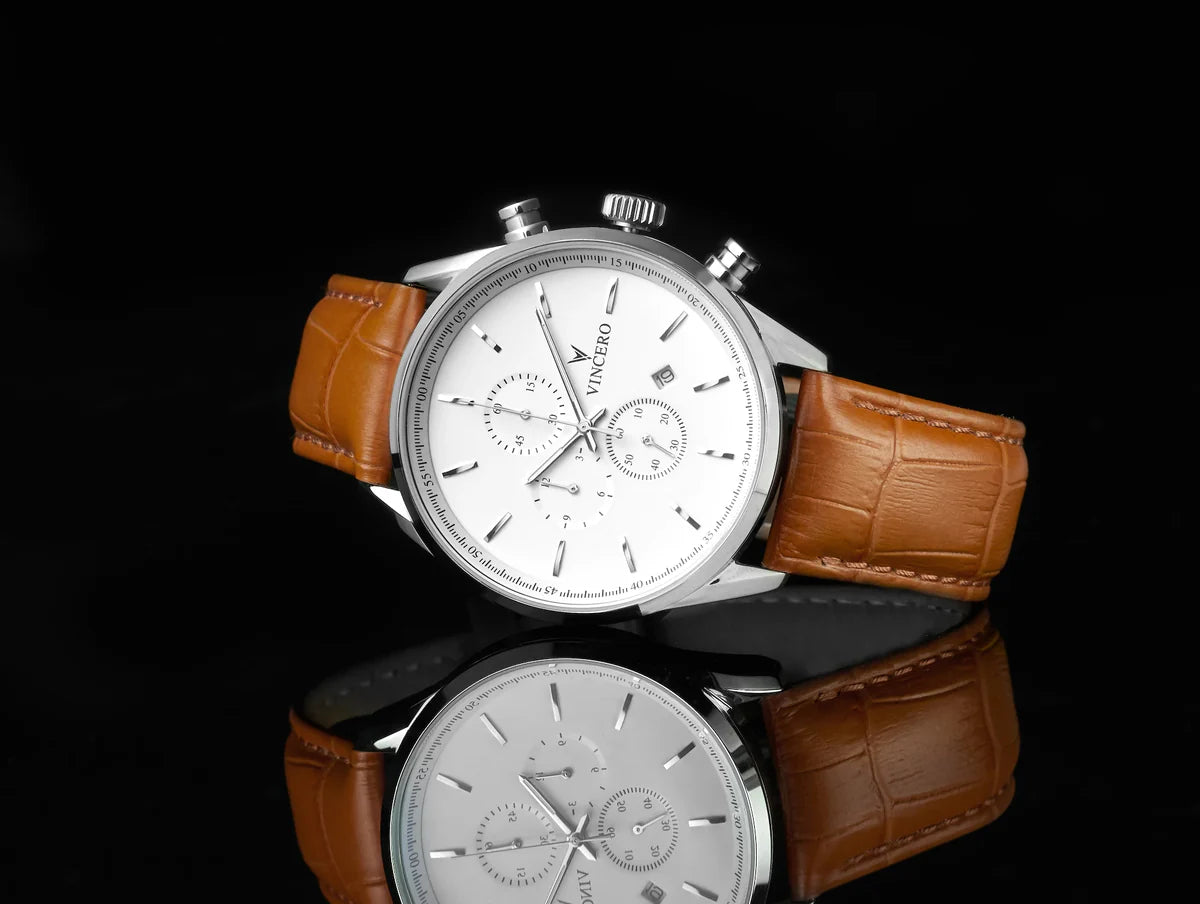 Vincero The Chrono S2 - Silver/Tan