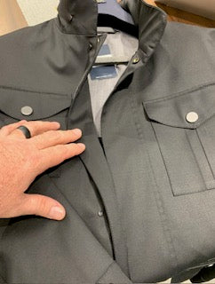 Scabal Dark Grey Dartmoor Tech Field Jacket Coming Soon