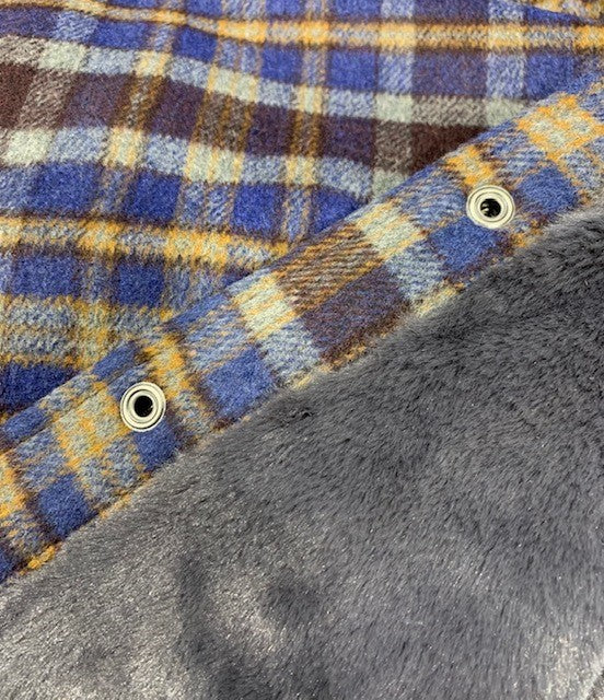 NICOBY SMOKEY MOUNTAIN FLANNEL MINK LINED JACKET on sale
