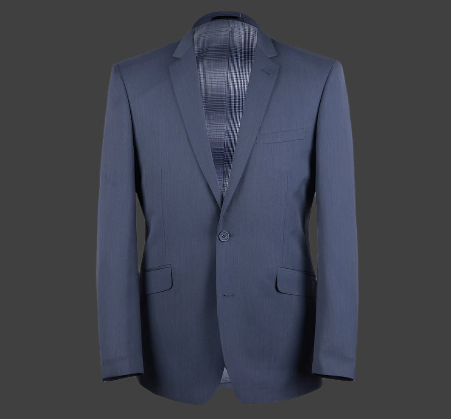 Renoir Steel Blue Slim Fit Suit
