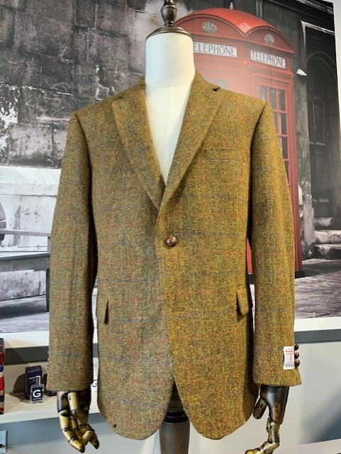 Harris Tweed Sport Coat in Burnt Orange