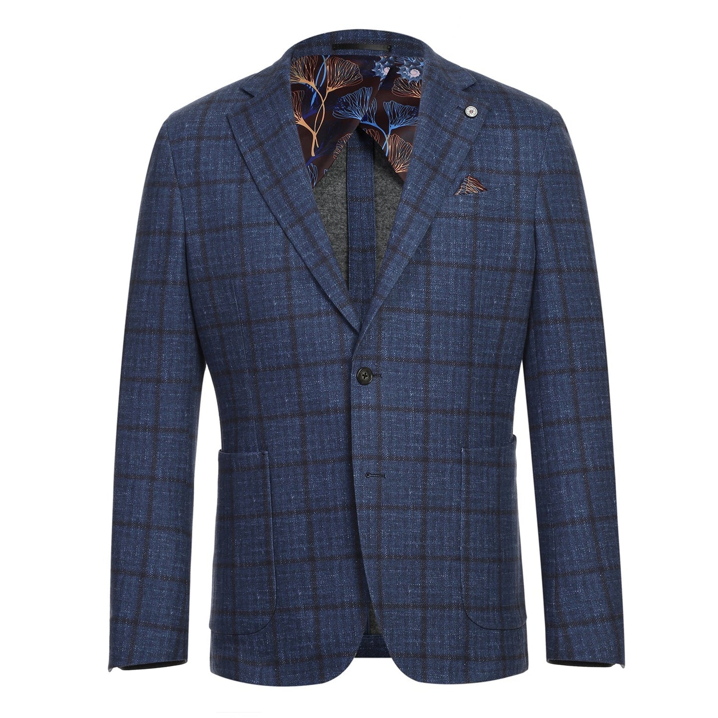 PF22-7 Men's Blazer Slim Fit Half Canvas Sports Coat