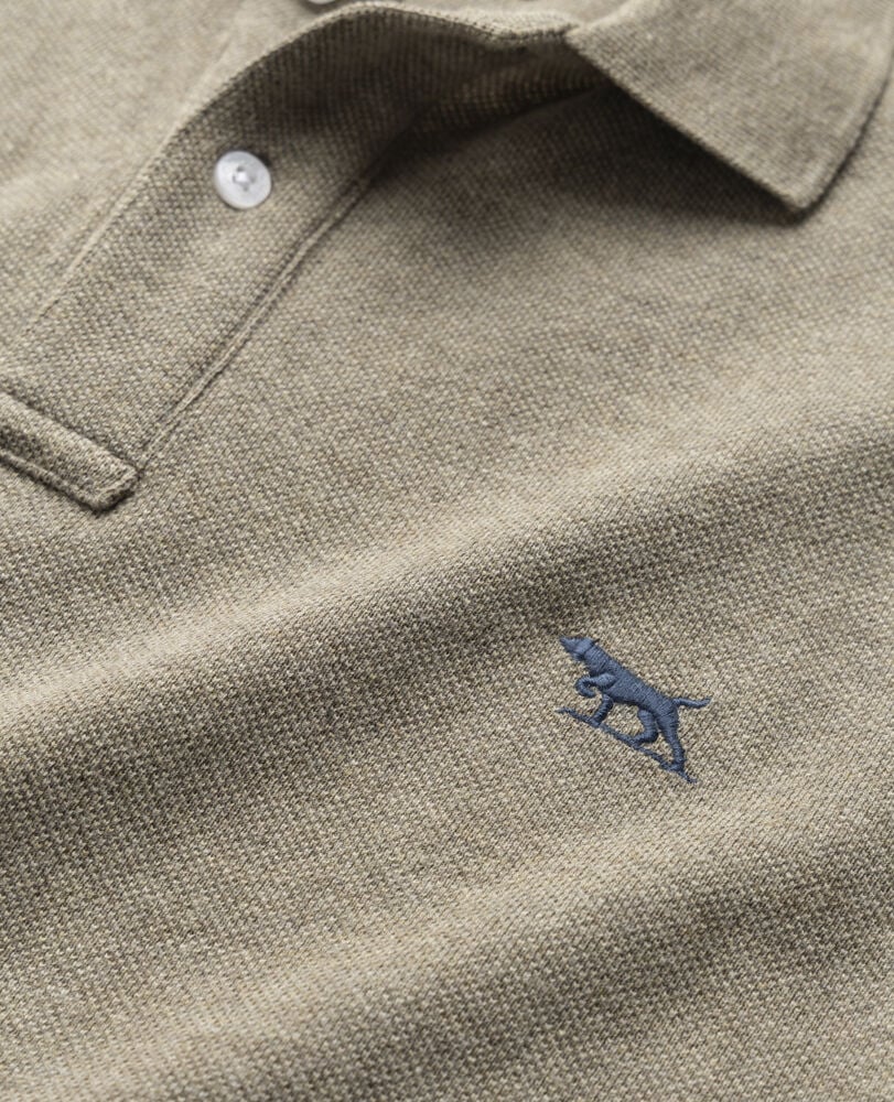 Rodd and Gunn Long Sleeve Sports Fit Gunn Polo Latte