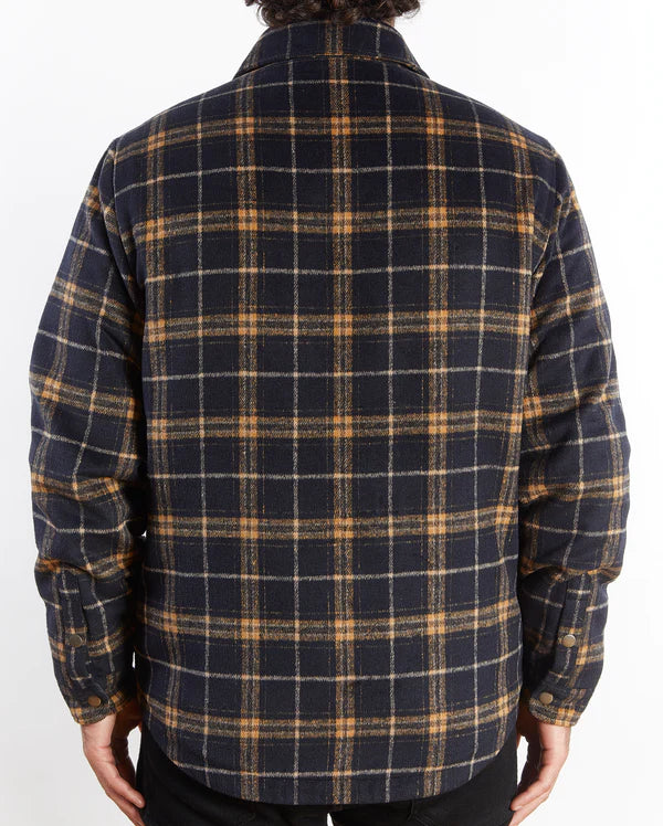 NICOBY SMOKEY MOUNTAIN FLANNEL MINK LINED JACKET on clearance