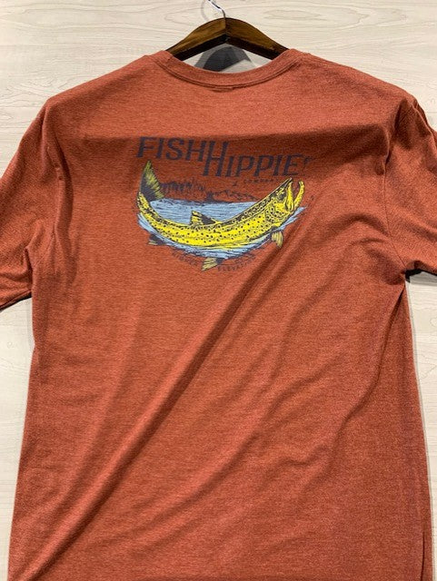 Fish Hippie Rust Surge Tee
