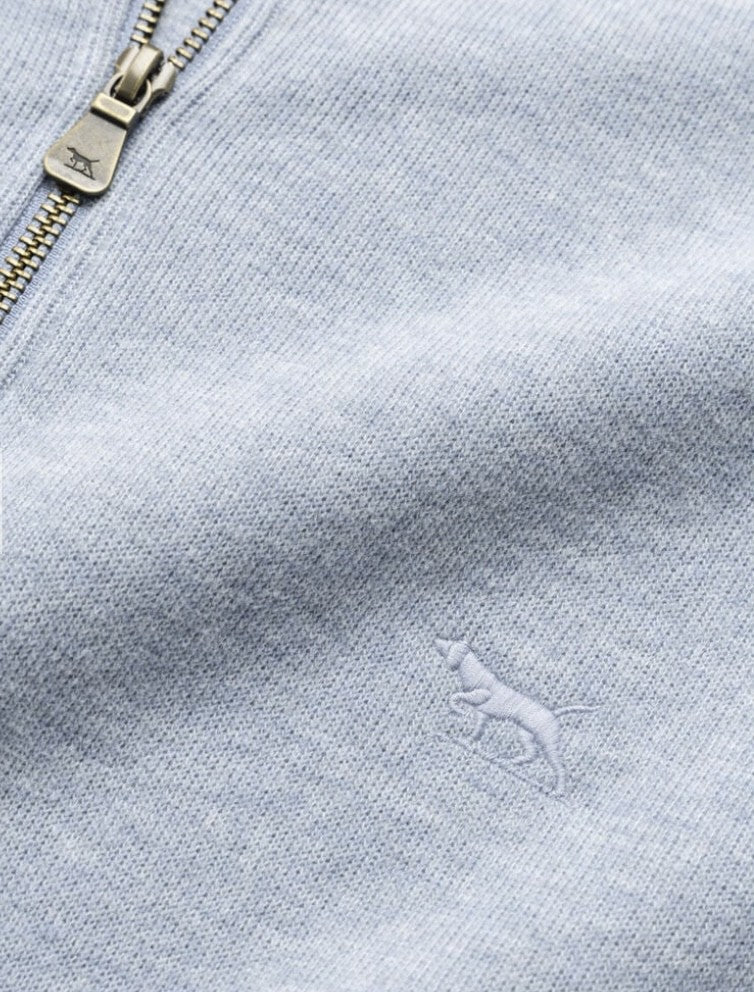 Rodd and Gunn Alton Ave 1/4 Zip Sweatshirt in Sea Breeze