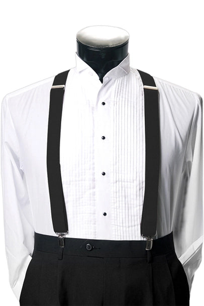 Suspenders in Black Elastic