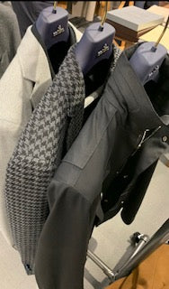 Scabal Dark Grey Dartmoor Tech Field Jacket Coming Soon