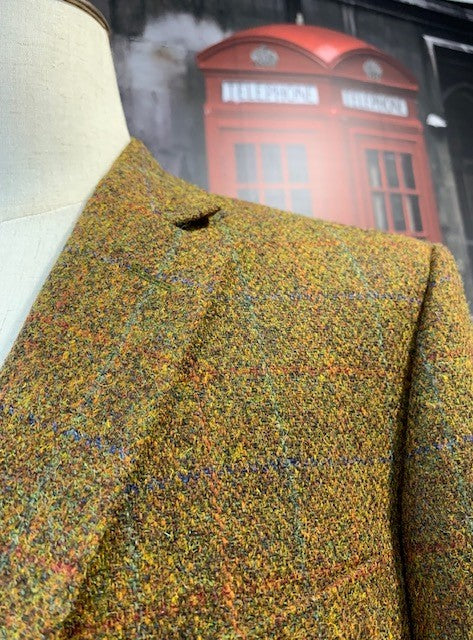 Harris Tweed Sport Coat in Burnt Orange