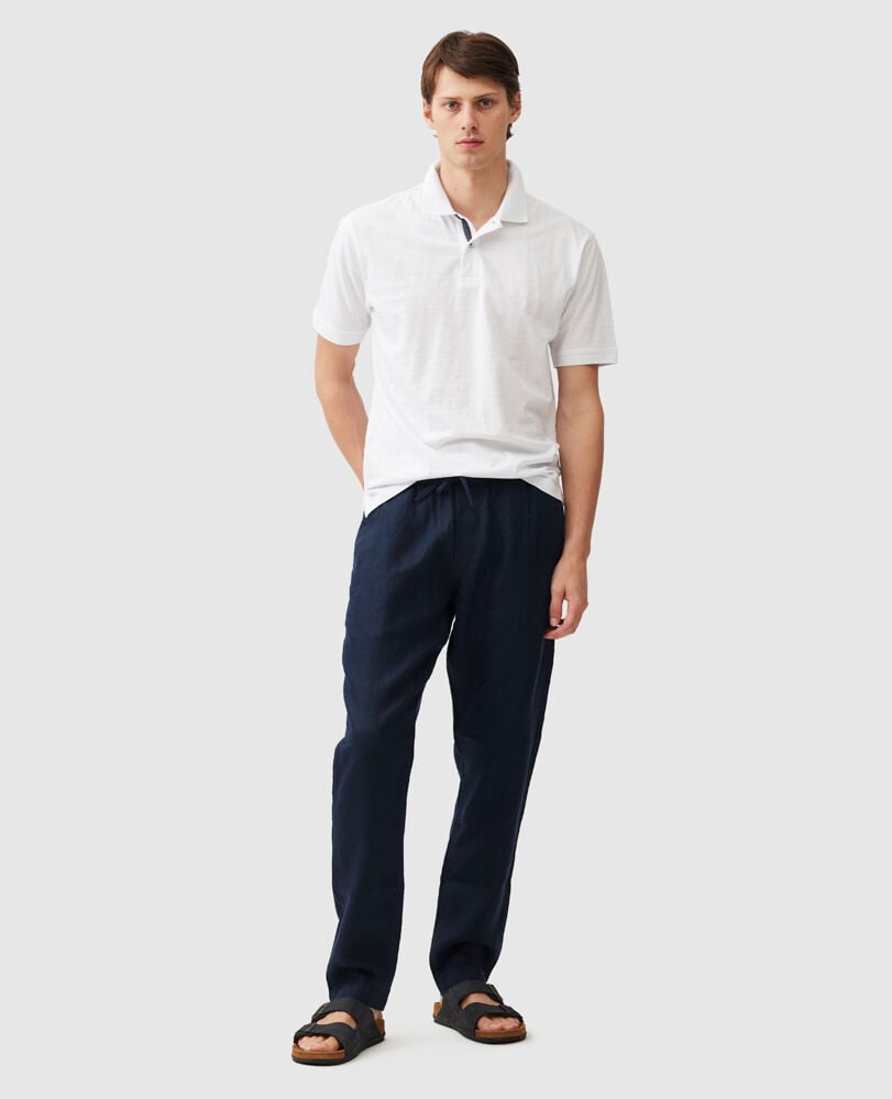 Rodd and Gunn Navy Linen Resort Pant