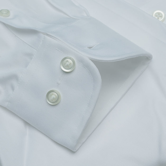Cooper and Stewart 100% Cotton Pinpoint Non-Iron Dress Shirt