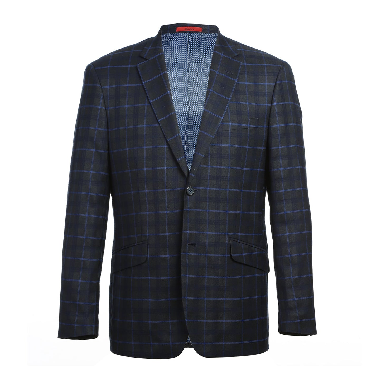 Renori 293-27 Men's Classic Fit Checked Suits