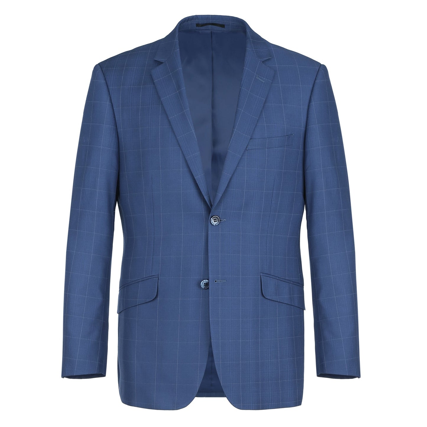 Renoir 291-20 Men's Slim Fit 2-Piece Single Breasted Check Dress Suit