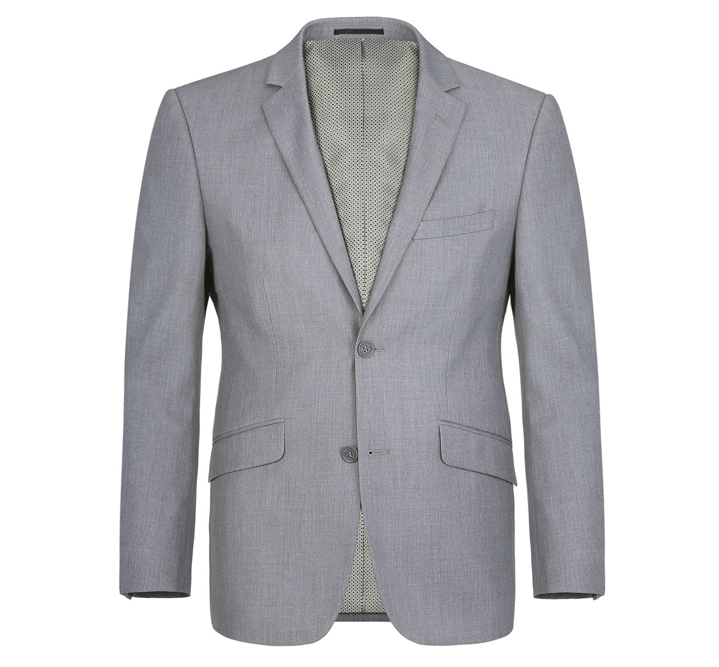 2110-2 Men's Slim Fit Solid Stretch 2-Piece Suit