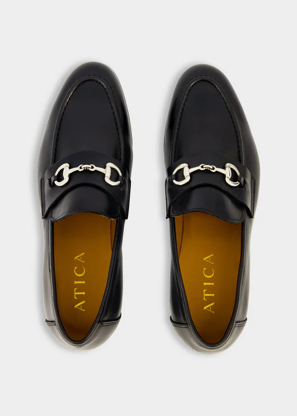 Atica Classic Bit Loafer Dress Shoe made in Italy on clearance