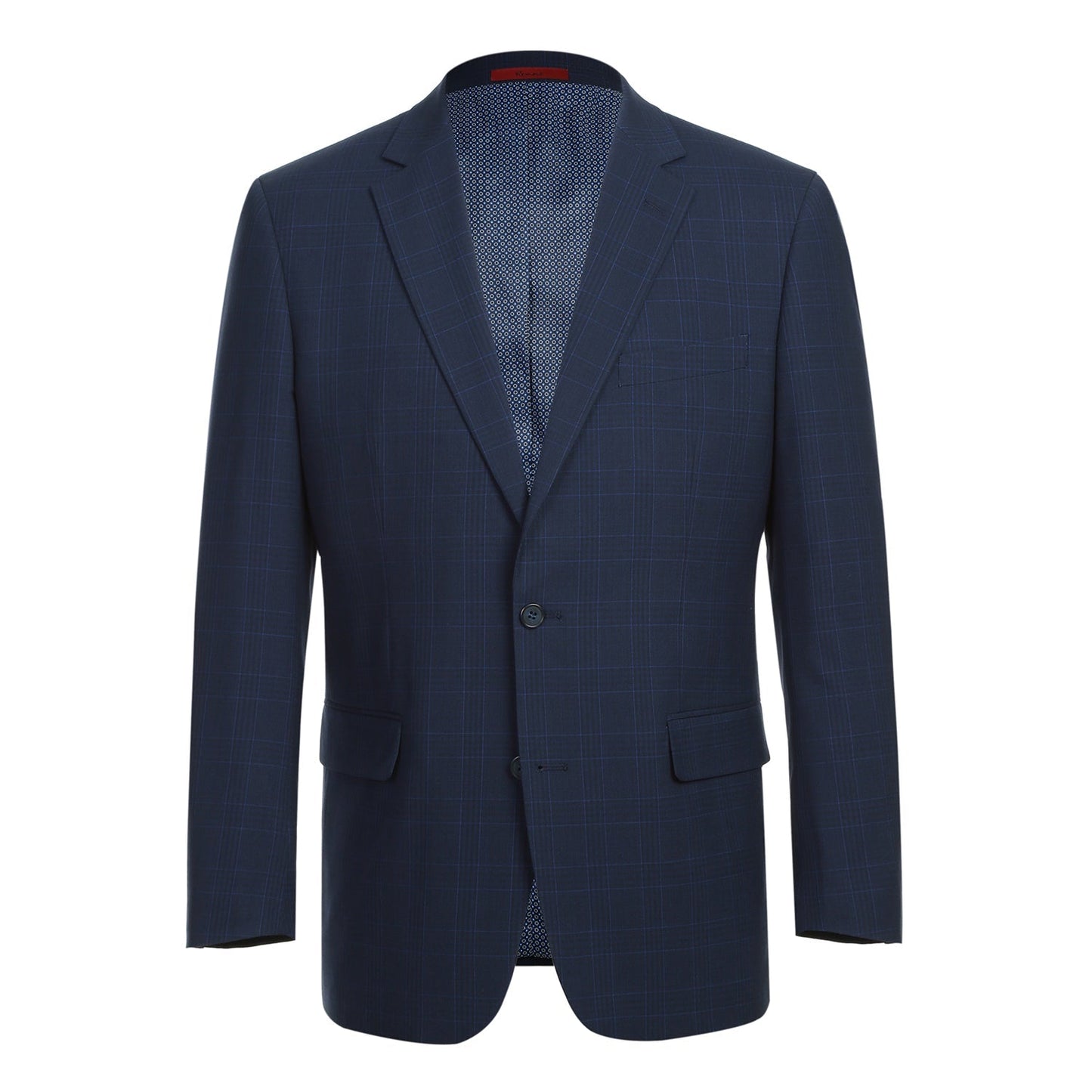 Renoir 293-26 Men's Classic Fit Checked Suits