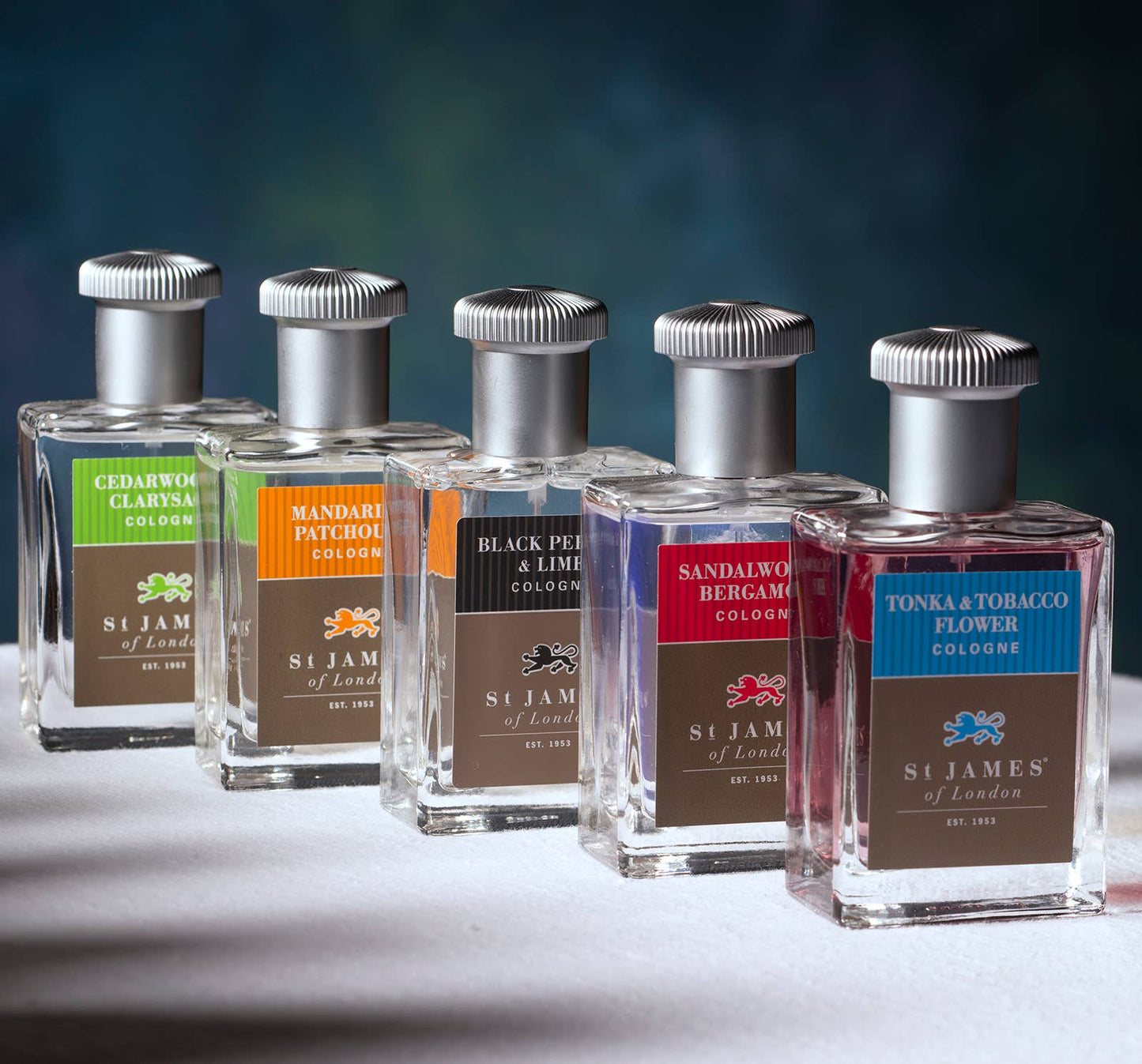 St. James of London Black Pepper and Lime Cologne 50ml (alcohol-free)