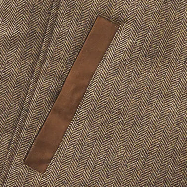 Madison Creek Tan/Brown Overland Wool Blend Vest on clearance
