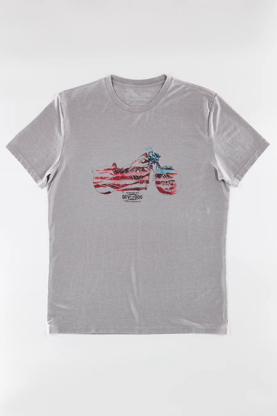 Devil Dog Heather Stone Easy Rider Tee