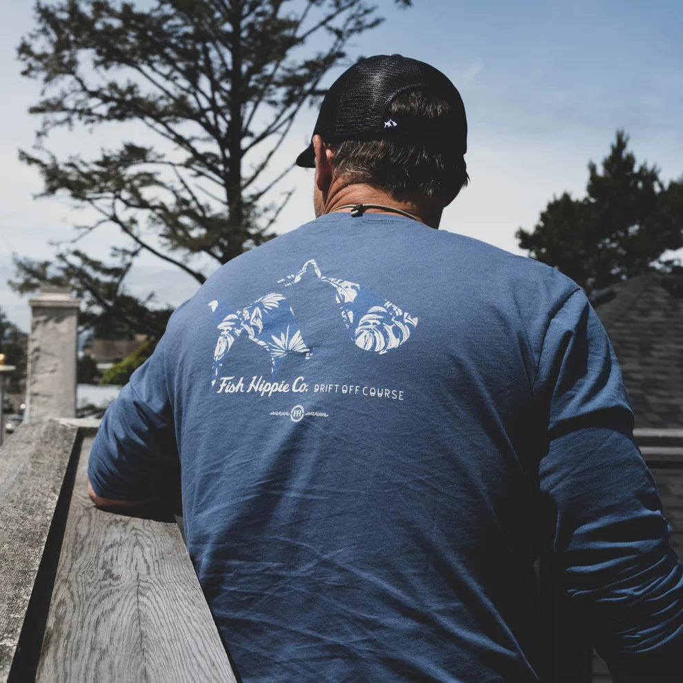 Fish Hippie Skewed Long Sleeve Tee