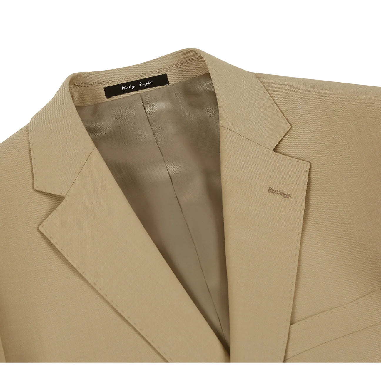 The Total Gentleman Classic Fit Tan 100% Virgin Wool Suit