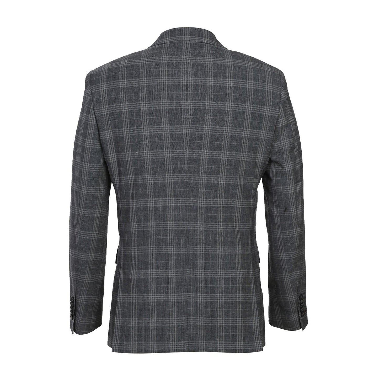 English Laundry EL72-58-093 Gray Check Peak Wool Suit