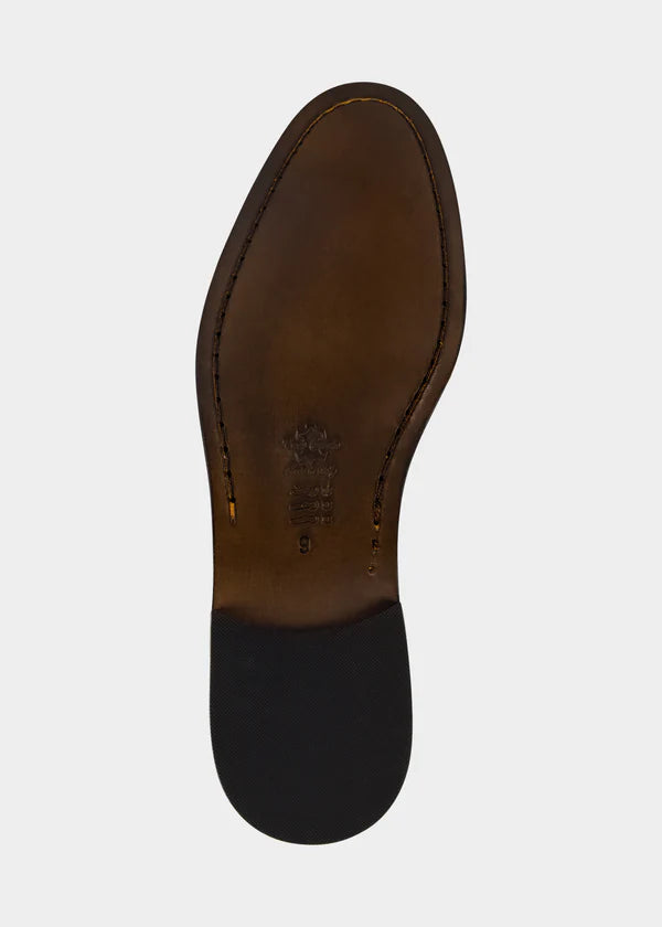 Atica Italian Brown Double Monk Strap Shoes on clearance