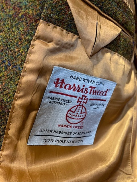 Harris Tweed Sport Coat in Burnt Orange