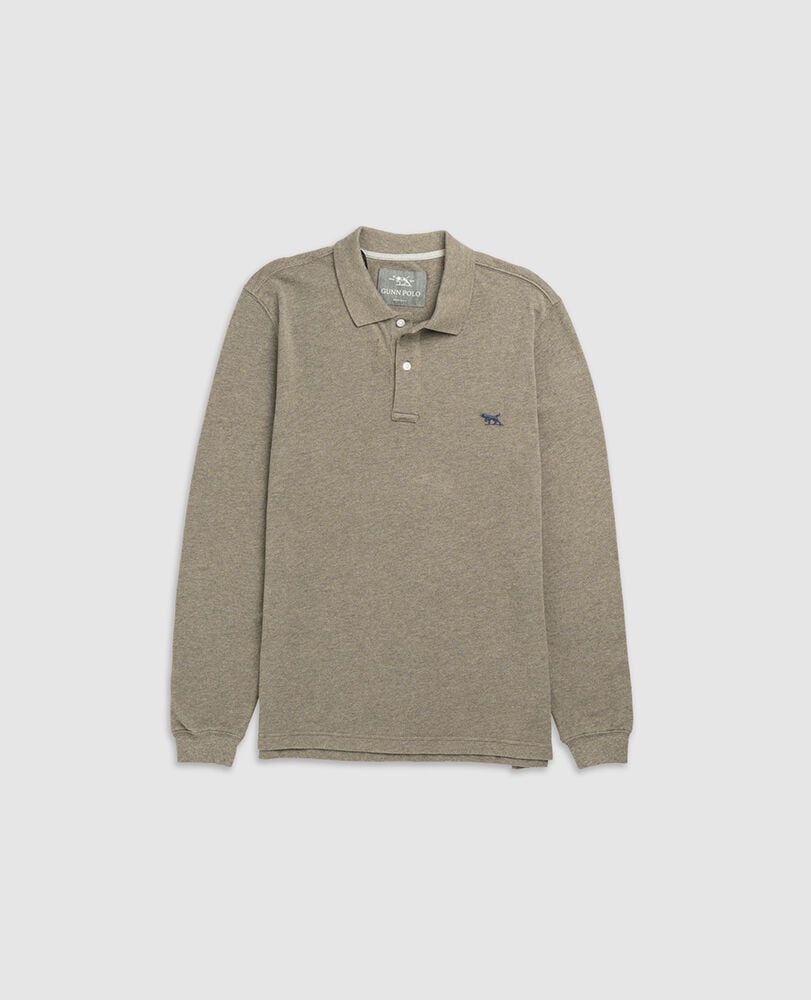 Rodd and Gunn Long Sleeve Sports Fit Gunn Polo Latte
