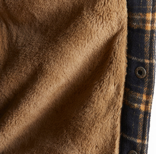 NICOBY SMOKEY MOUNTAIN FLANNEL MINK LINED JACKET on clearance