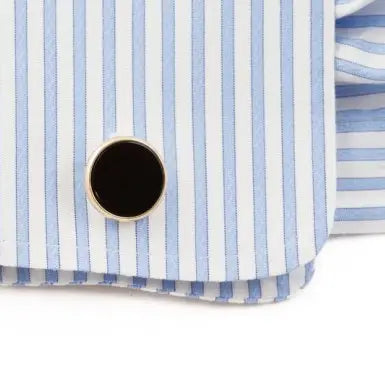 Classic Tuxedo Cufflink and Stud Set in Black and Gold
