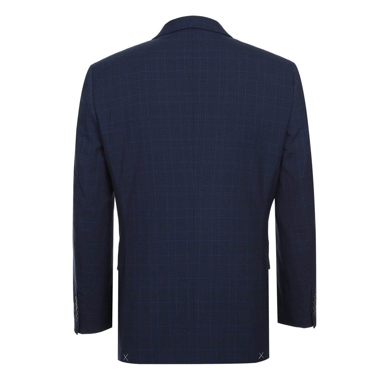 Renoir 293-26 Men's Classic Fit Checked Suits