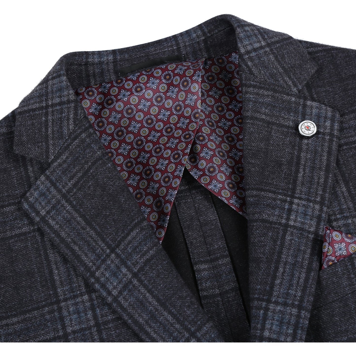 PF22-6 Men's Blazer Slim Fit Half Canvas Sports Coat