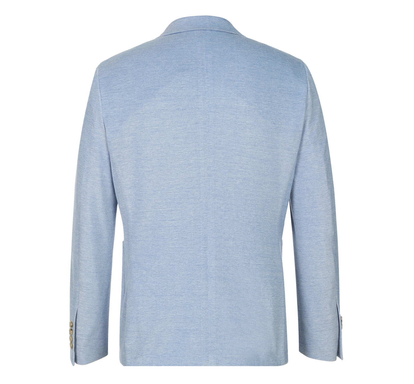 PS22-4 Men's Half Canvas Light Blue Solid Blazer