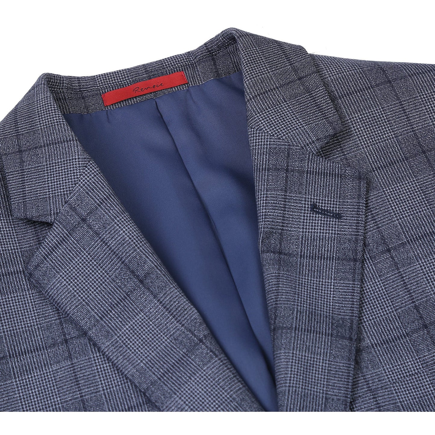 Renoir 293-30 Men's Classic Fit Checked Suits