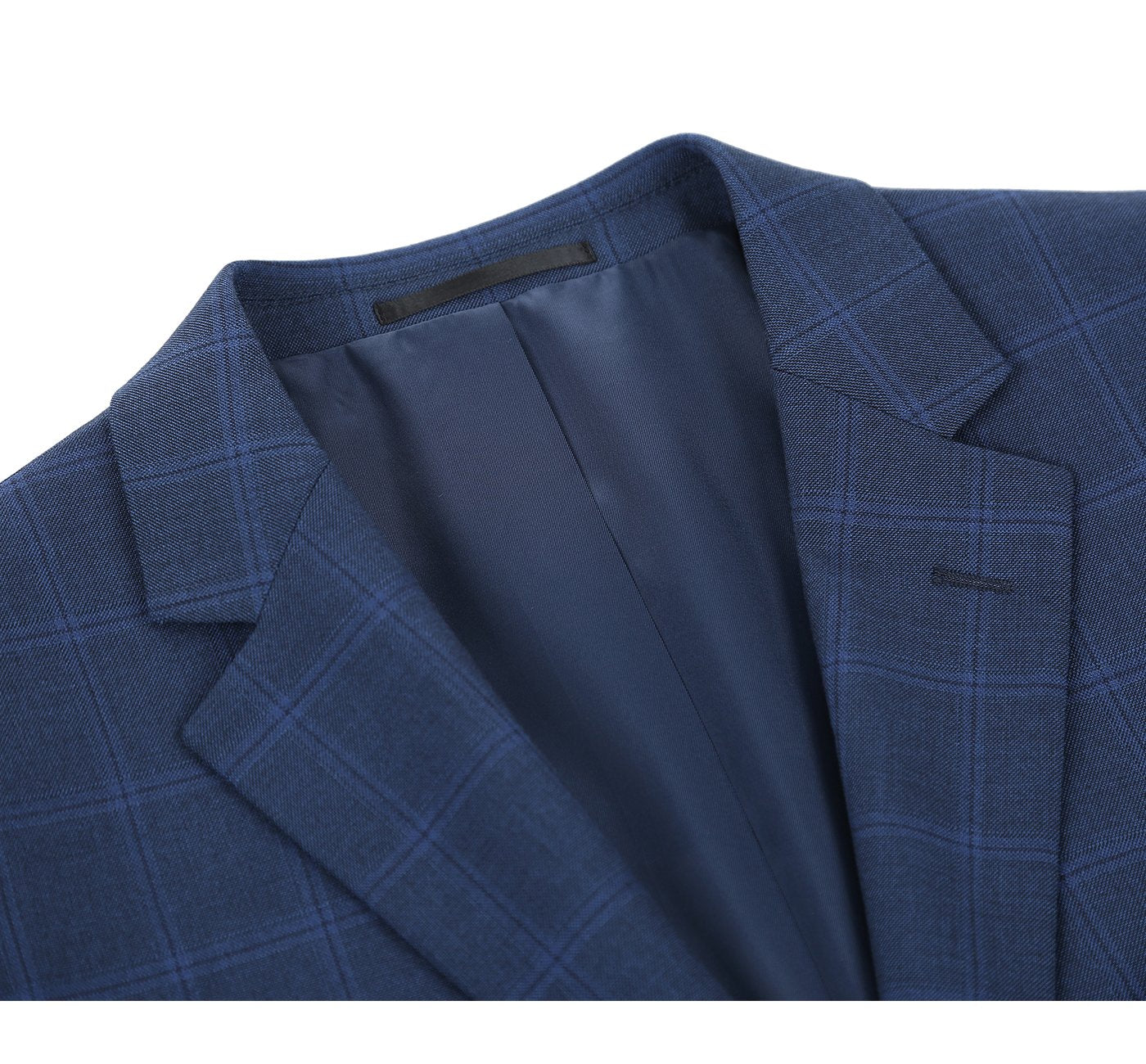 Renoir 292-6 Men's Slim Fit 2-Piece Single Breasted Check Dress Suit