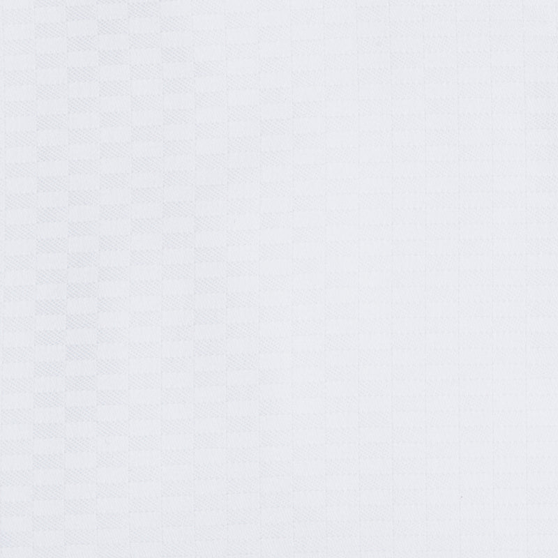 Cooper and Stewart White Tonal Tuxedo Spread Collar Shirt