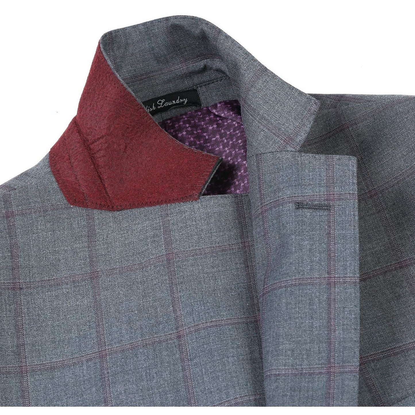 English Laundry EL82-61-092 Gray Brown Wool Suit