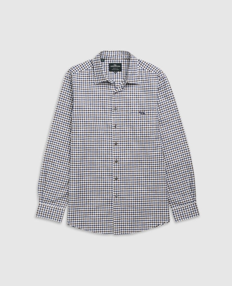 Rodd and Gunn Gibbies Valley Walnut Long Sleeve Shirt