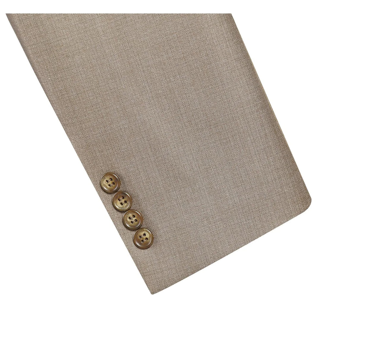 Renoir Slim Fit Light Brown 2 Button Notch Lapel Suit