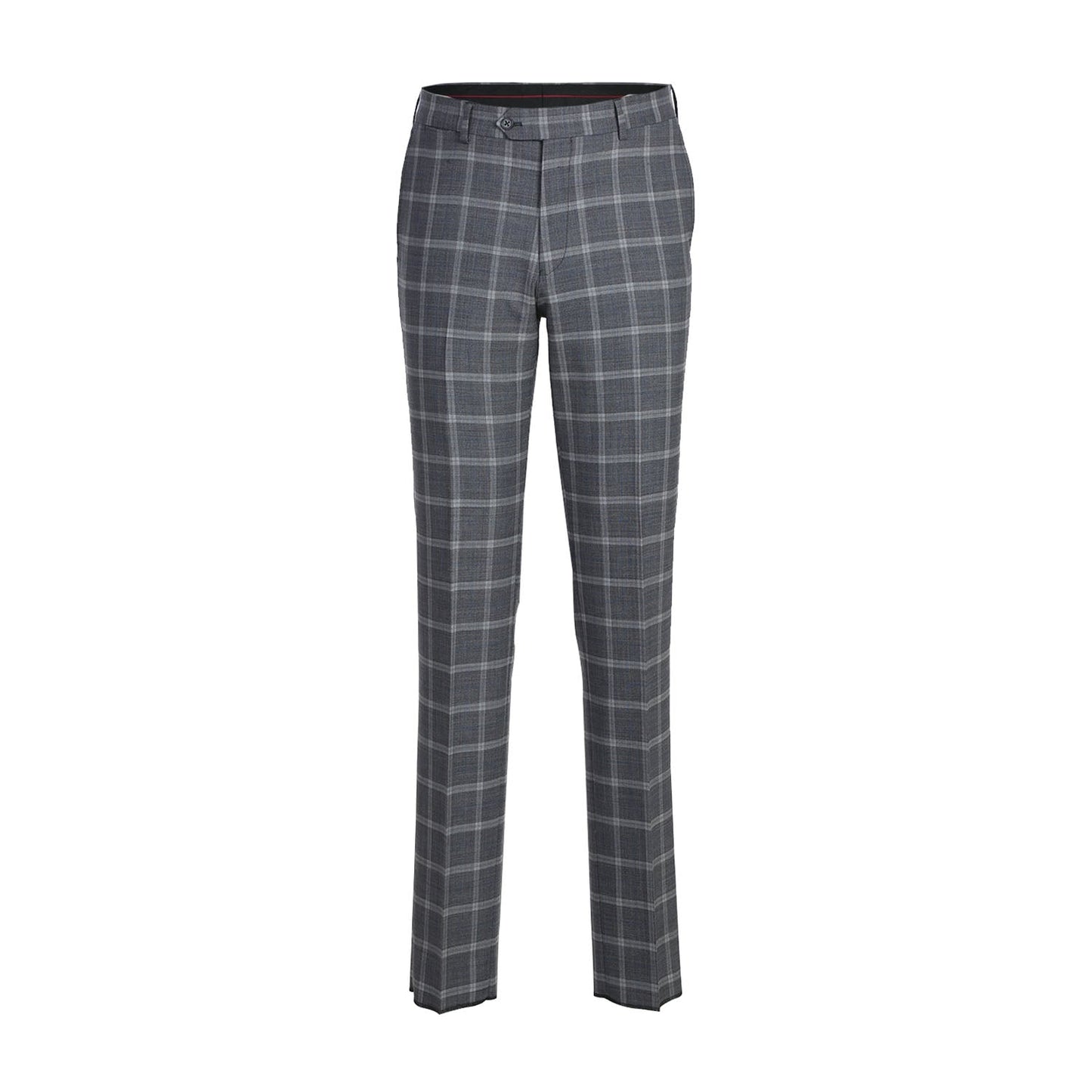 English Laundry EL72-60-092 Gray Plaid Notch Wool Suit