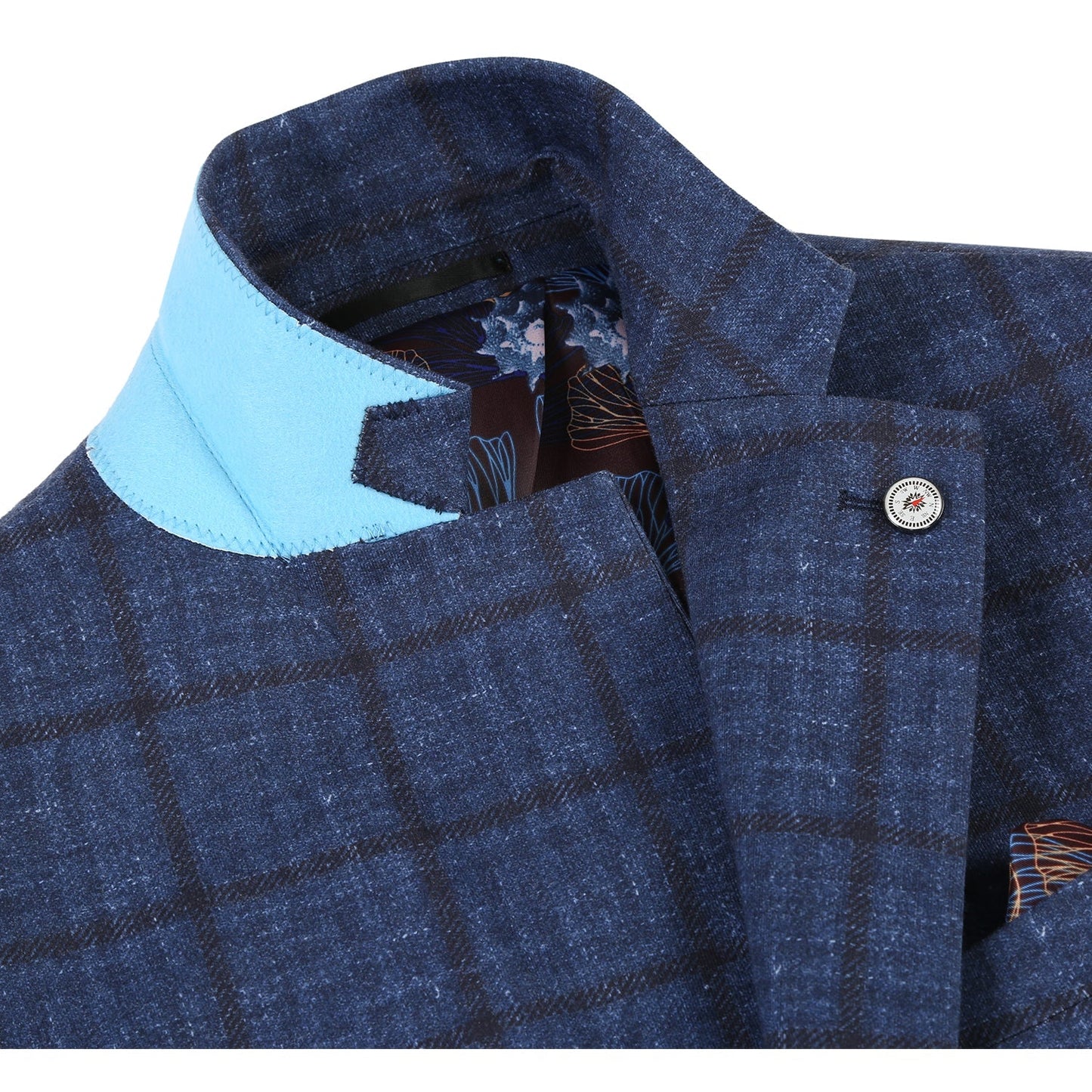 PF22-7 Men's Blazer Slim Fit Half Canvas Sports Coat