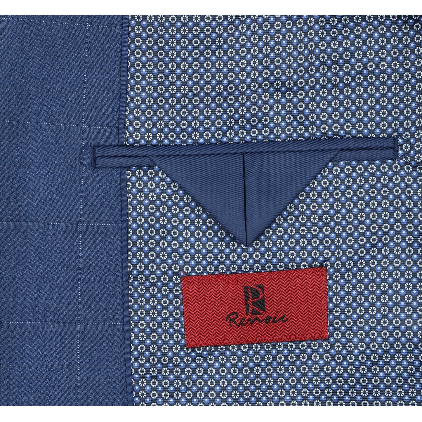 Renoir 291-20 Men's Slim Fit 2-Piece Single Breasted Check Dress Suit